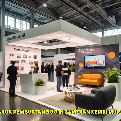 harga pembuatan booth pameran kediri murah